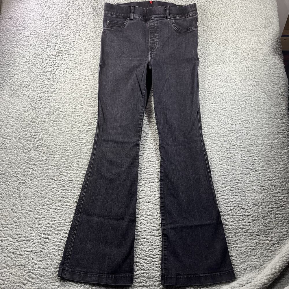 SPANX Women's Flare Jeans in Dark Gray